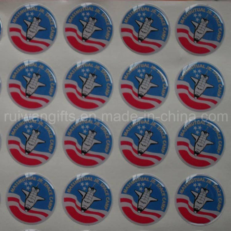 Custom Domed Sticker Crystal Epoxy Dome Sticker
