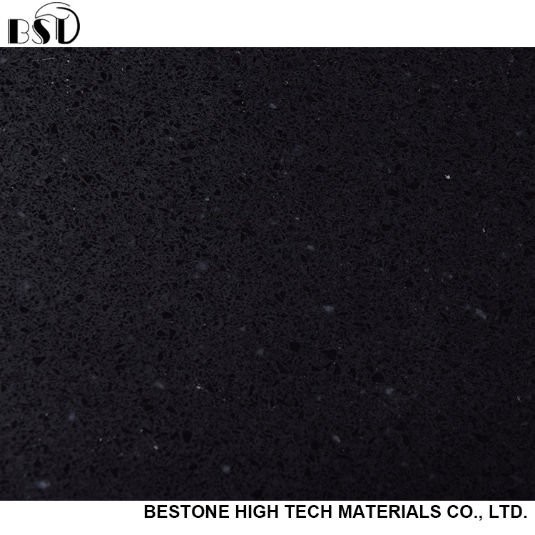 Decorative Black Artificial Quartz Stone
