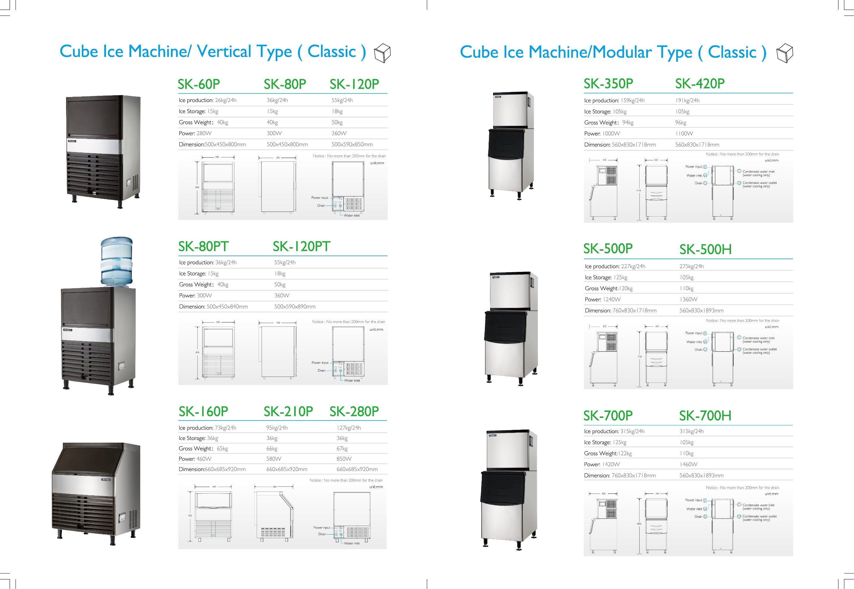 Good Quality Block Ice Maker with 304 Stainless Steel