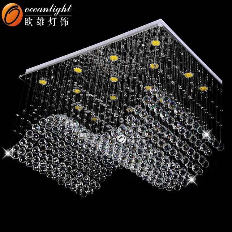 Pendant Lamp Modern Large Pendant Lamps Wave Clound Chandelier Lighting Om8637