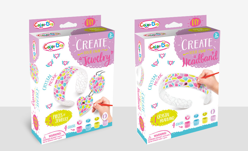 Kids DIY Painted Art Toy-Crystal Mosaic