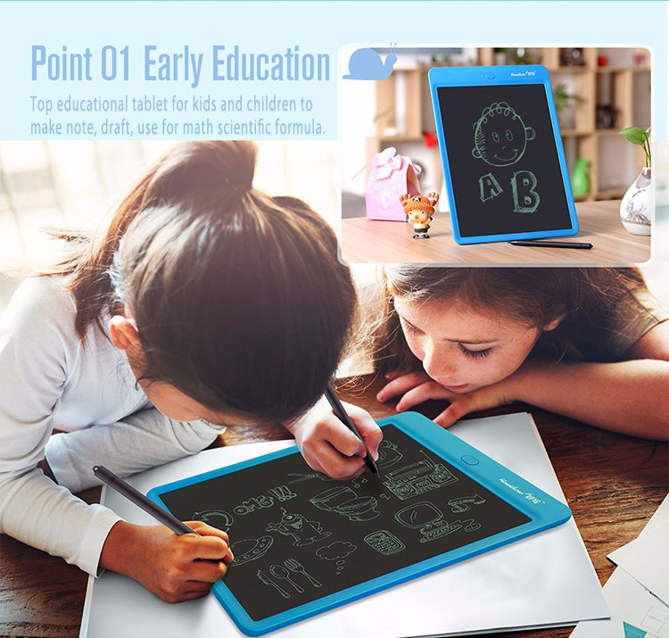 Durable Drawing and Writing Board 12-Inch LCD Display Writing Tablet