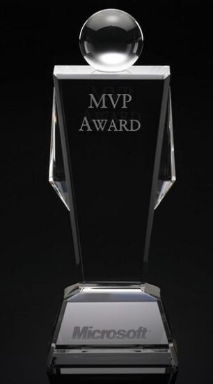 Man Crystal Trophy