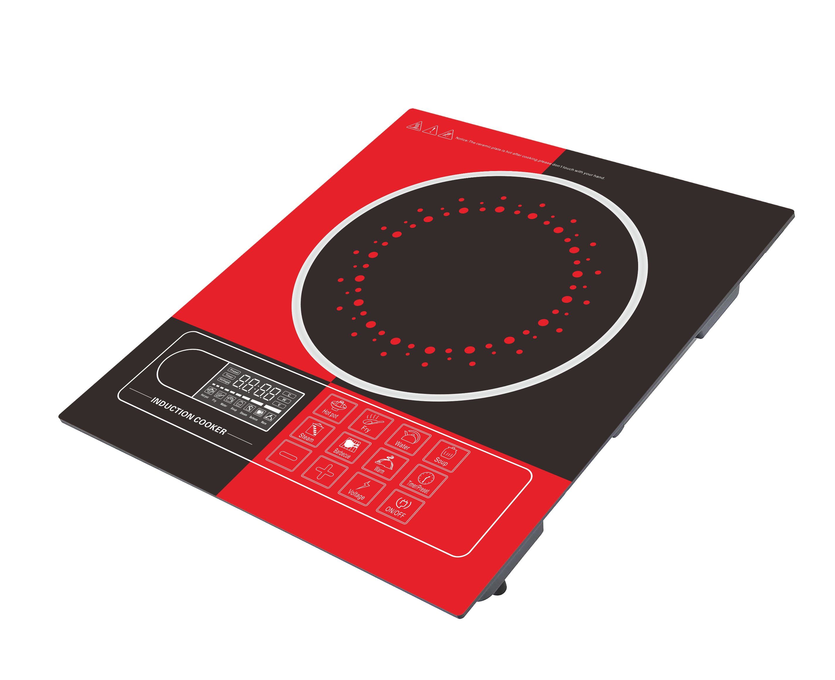 High Efficiency with Low Price Soft Touch LCD Screen Induction Cooker