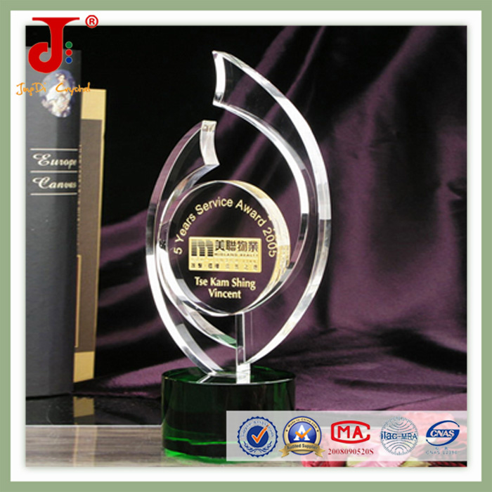 2016 Factory Wholesale Customized Clear Acrylic Award