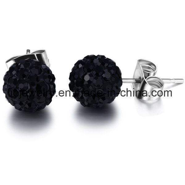 Custom DIY Design Shiny Ball Earrings