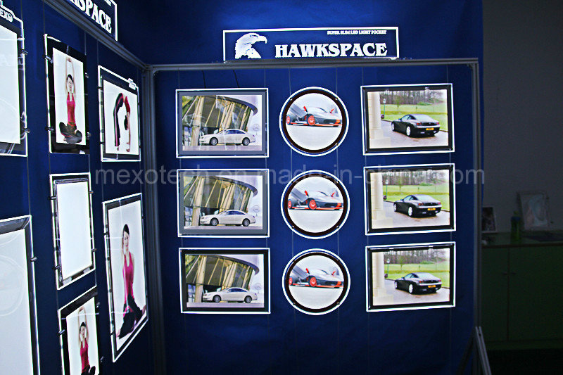 Window Display Acrylic Posters Board LED Posters Frame