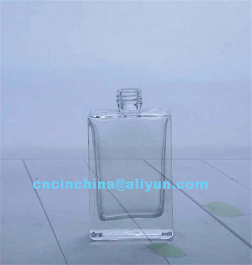 Shaped Perfume Glass Bottle Clear Glass 40ml