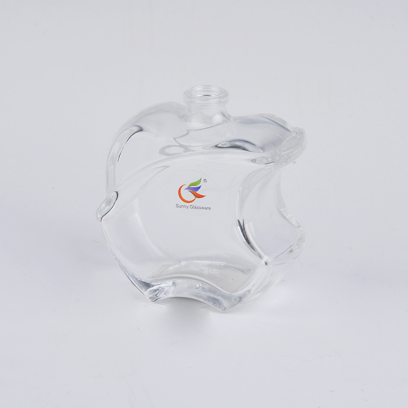 Popular Hot Sale Apple Shaped Empty Glass Perfume Bottle