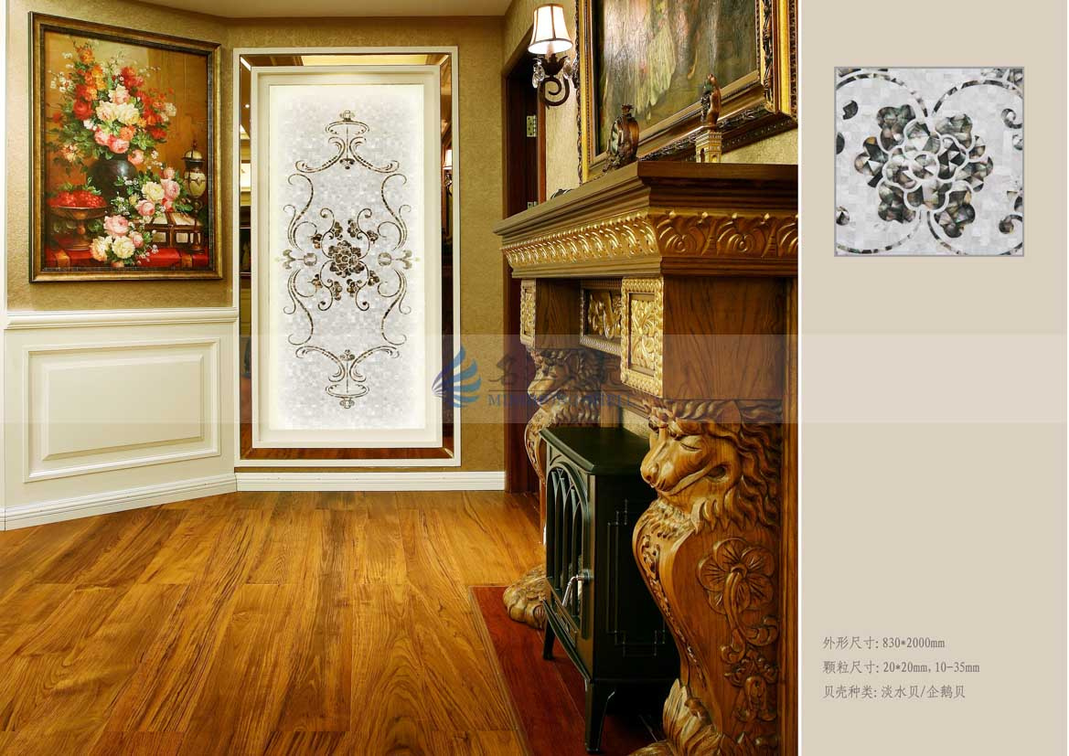 New Sale Carving Shell Mosaic Mother of Preal Building Material