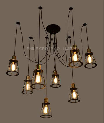 Antique Top Quality Metal Fixture Chandelier for Home or Hotel