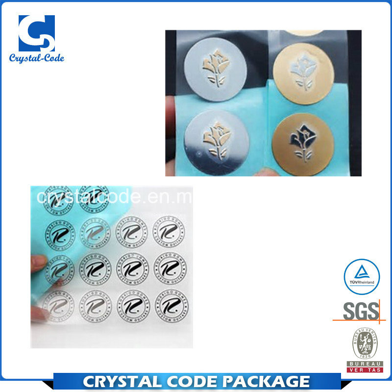 Waterproof Top Sales Adhesive Metal Label Sticker