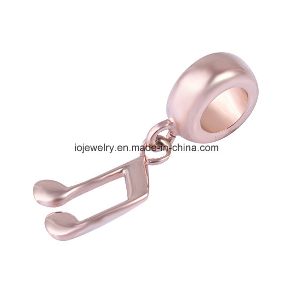 Stainless Steel Double Musical Note Charm