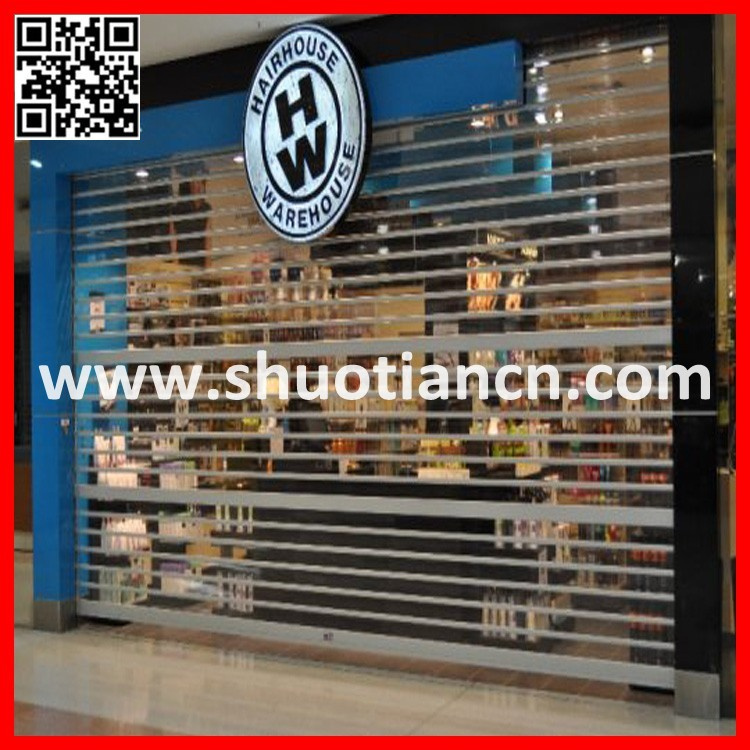 Auto Commercial Polycarboante Roll up Shutter Door (ST0--2)