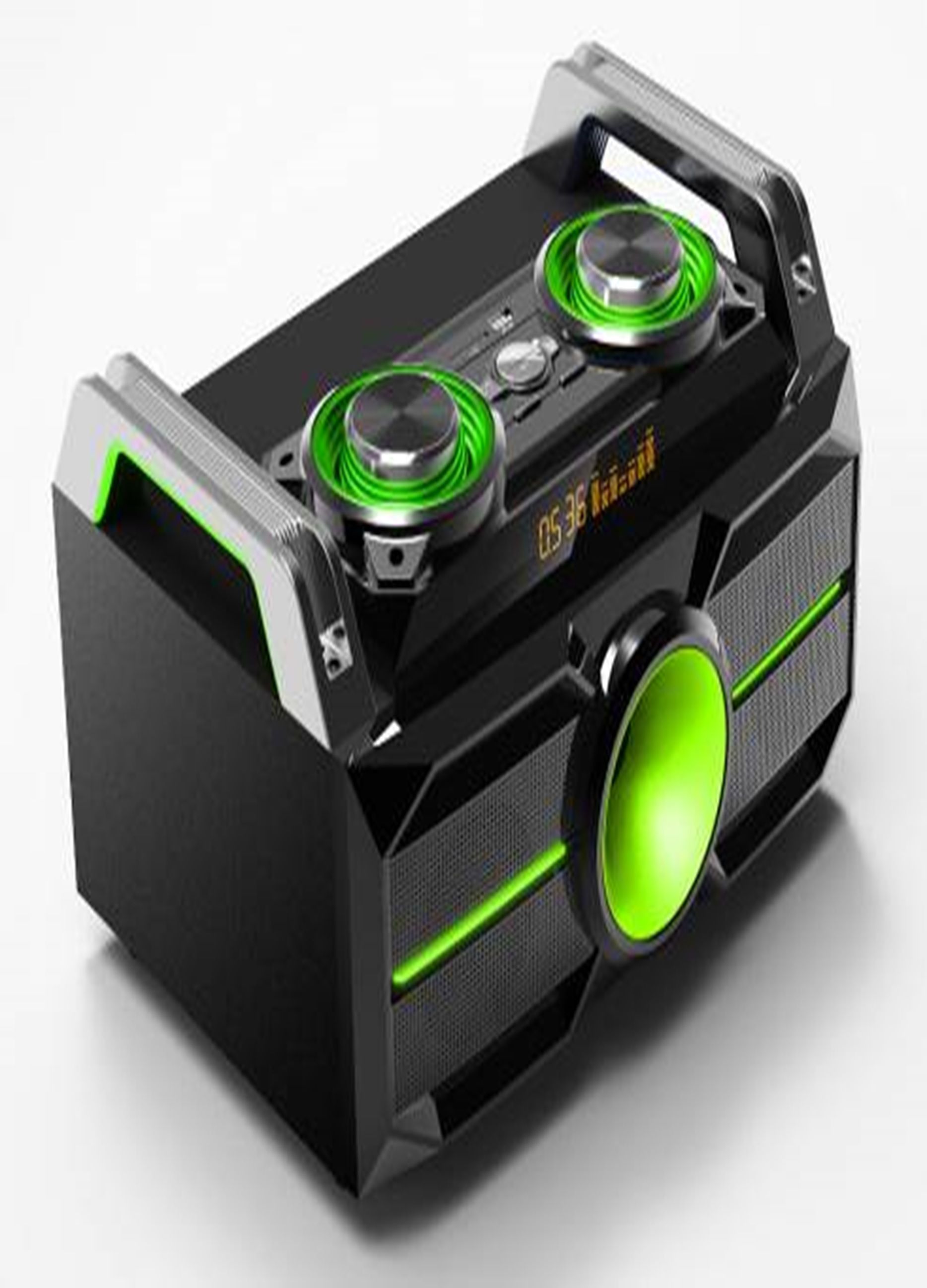 Boom Box with Bluetooth, USB, SD Input and FM Function