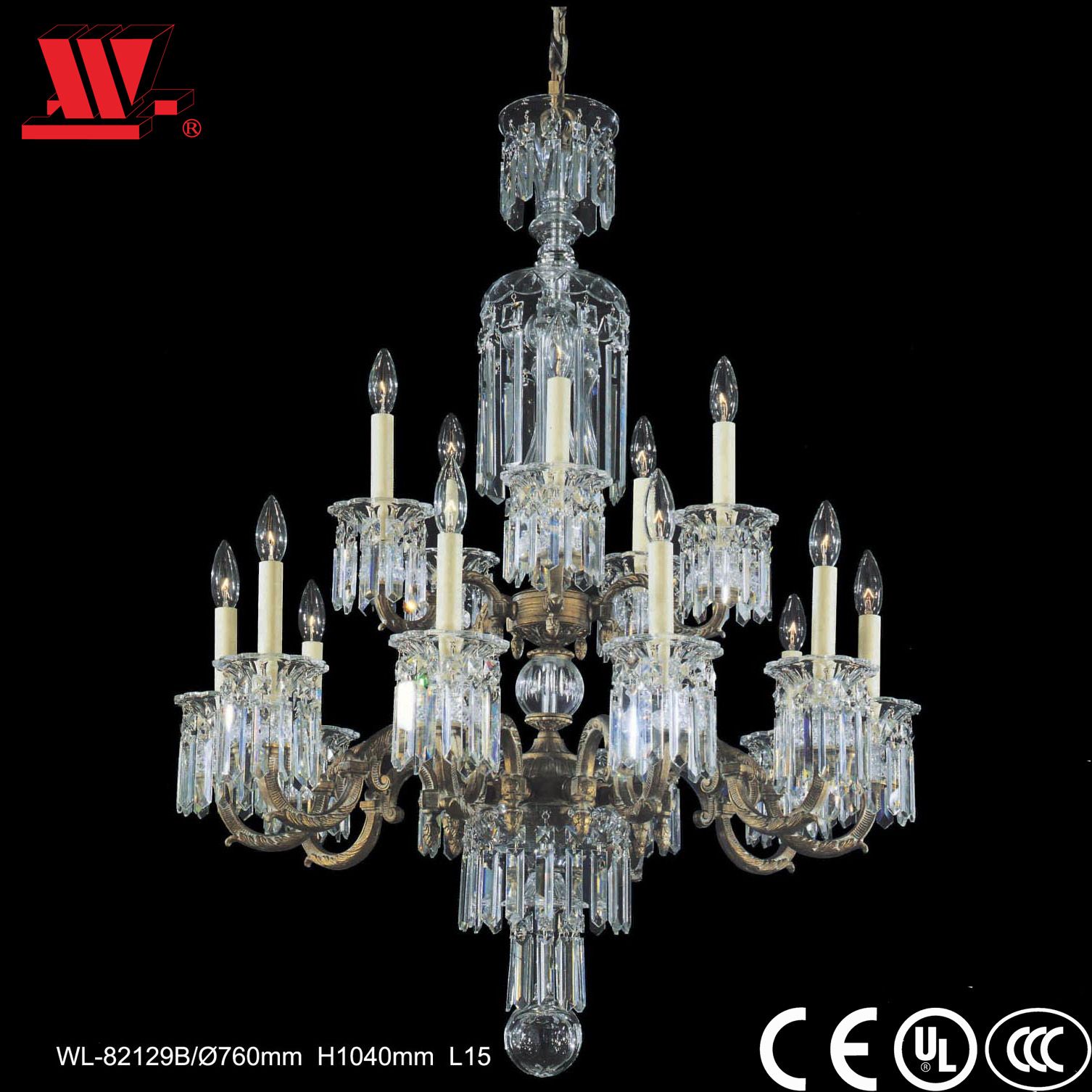 European Crystal Chandelier Wl-82129b