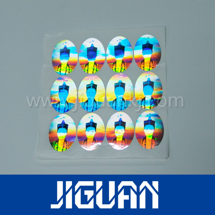 Transparent Holographic Paper Roll Anti-Counterfeiting Sticker
