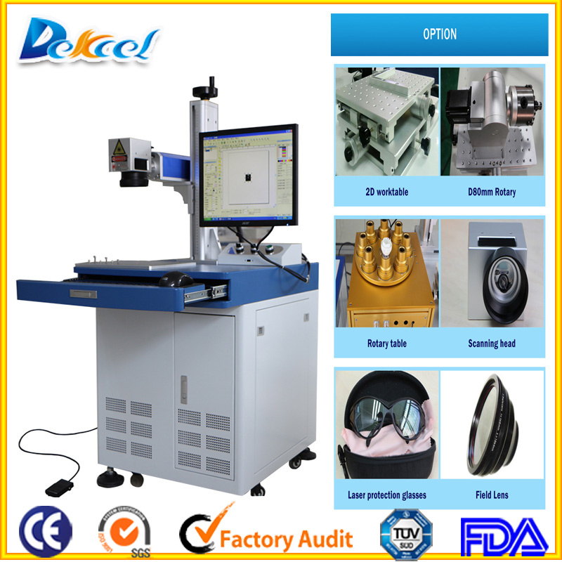 Desktop Fiber Laser Marker 30W Laser Marking Crystal Machine