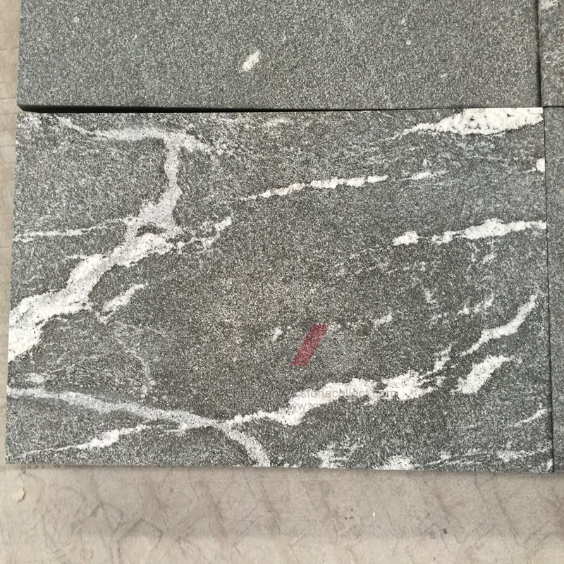 China Via Lattea Granite Tiles in Dark Black Color