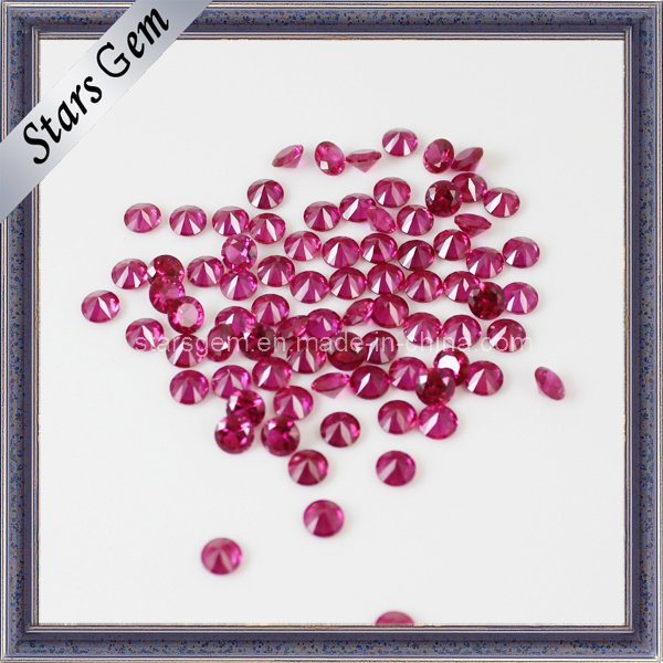 Good Polished Round Cut 5# Ruby Gemstone for Jewelry