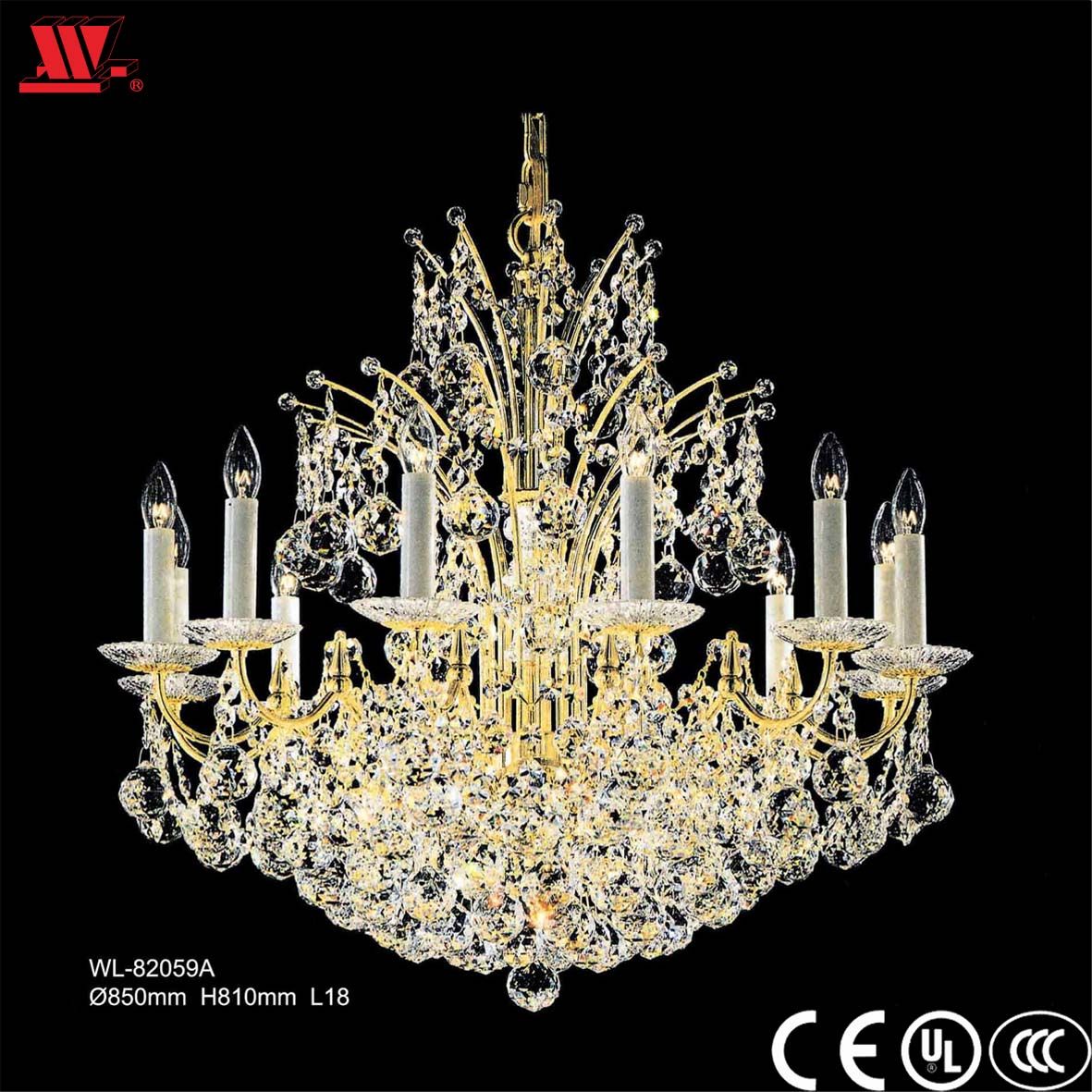 Traditional Crystal Chandelier Wl-82059A