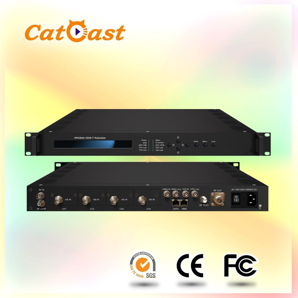 Digital ISDB-T Modulator with RF Output