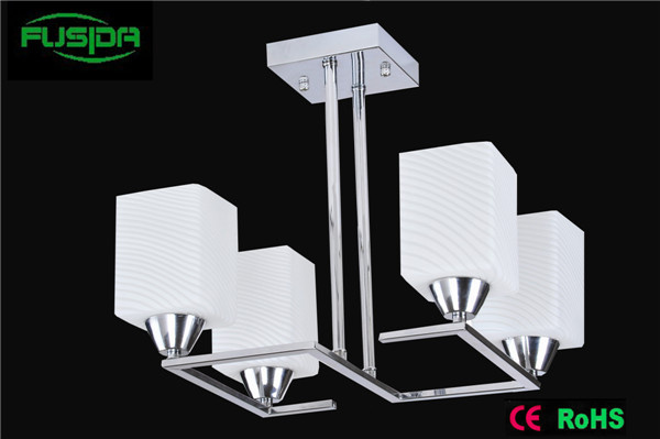 2014 Modern Glass Lighting with Four Lamps (X-8312/4)