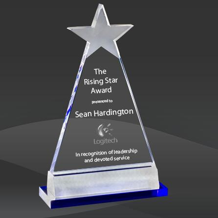 Frosted Star Crystal Award (T-CAYA711)