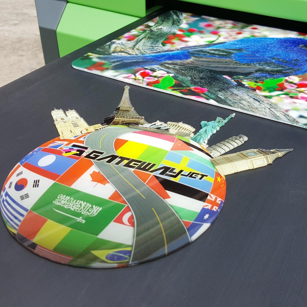Flatbed UV Printer 3D Ceramic Tile Screen Printing Machine