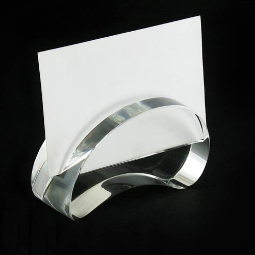 Office Stationery Crystal Desk Name Card Holder for Business Gifts