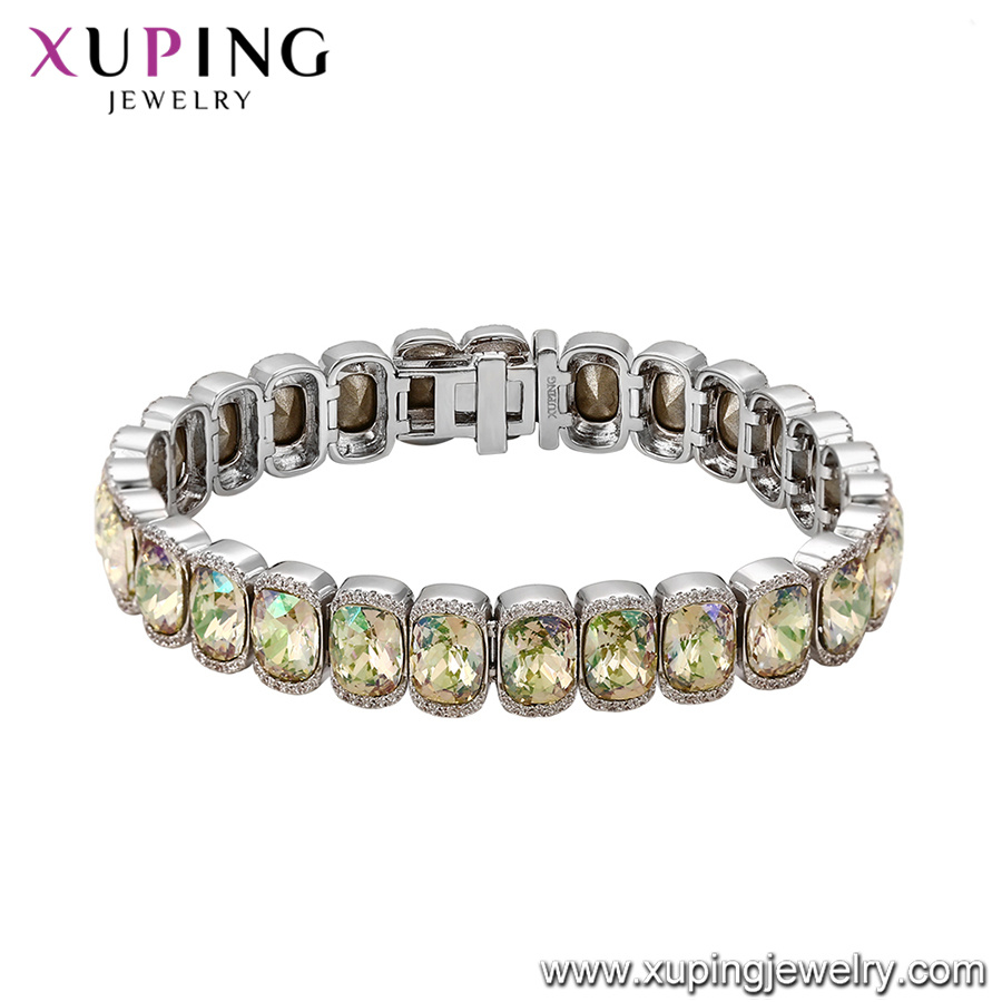 Xuping Excellent Quality Wholesale Gold Jewelry Charms Crystals From Swarovski Bracelet
