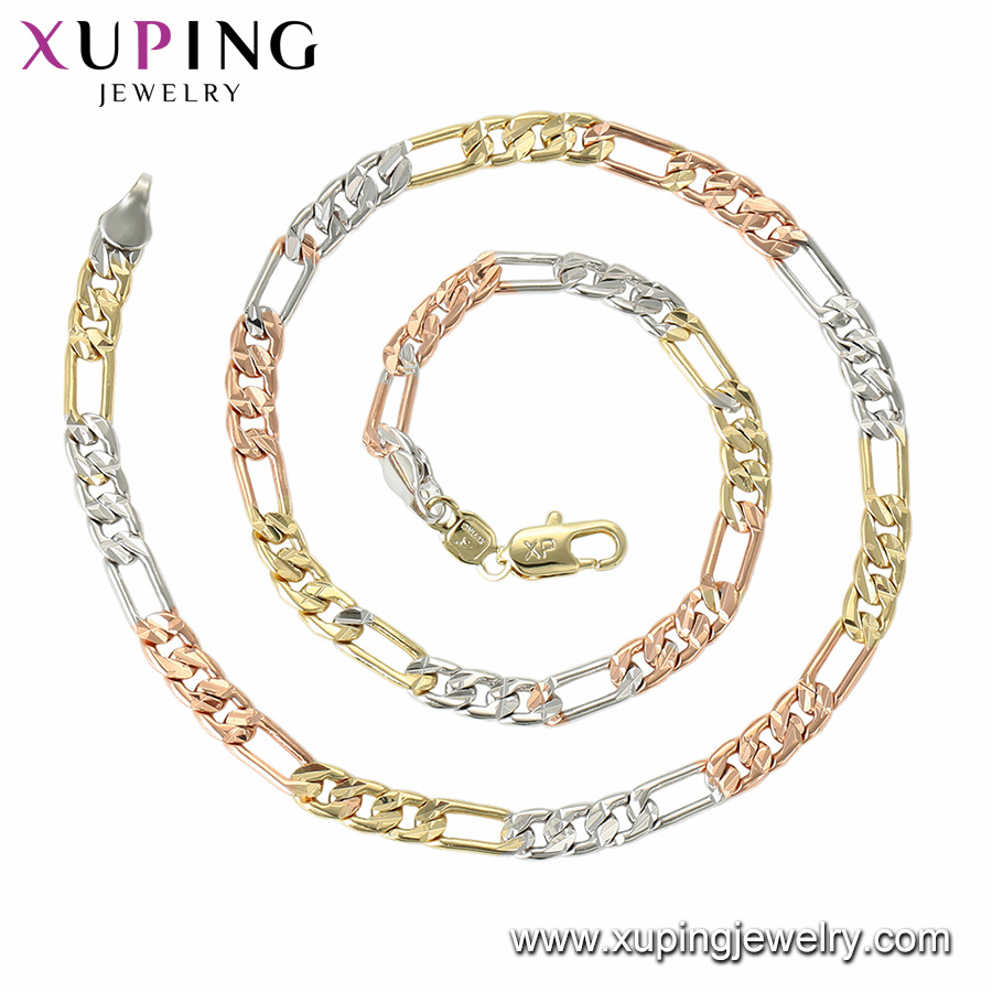 44725 Fashion Multicolor Charm Imitation Jewelry Chain Necklace with Nickle Free
