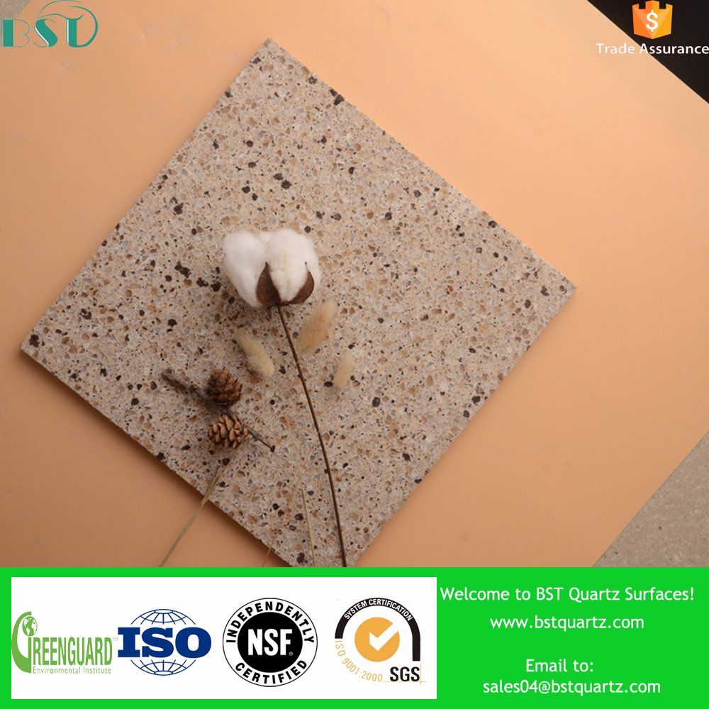 Sand Beige Engineered Quartz Slabs Stone
