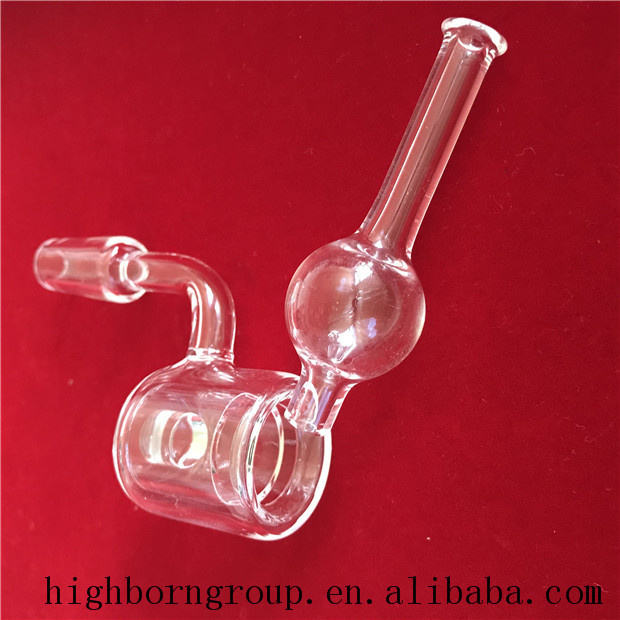 High Fused Quartz Glass Nail with Cap as Request