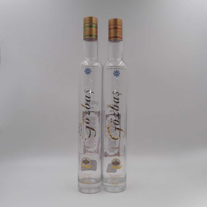Customized High Fancy Pyrex Glass 500ml Vodka Bottle