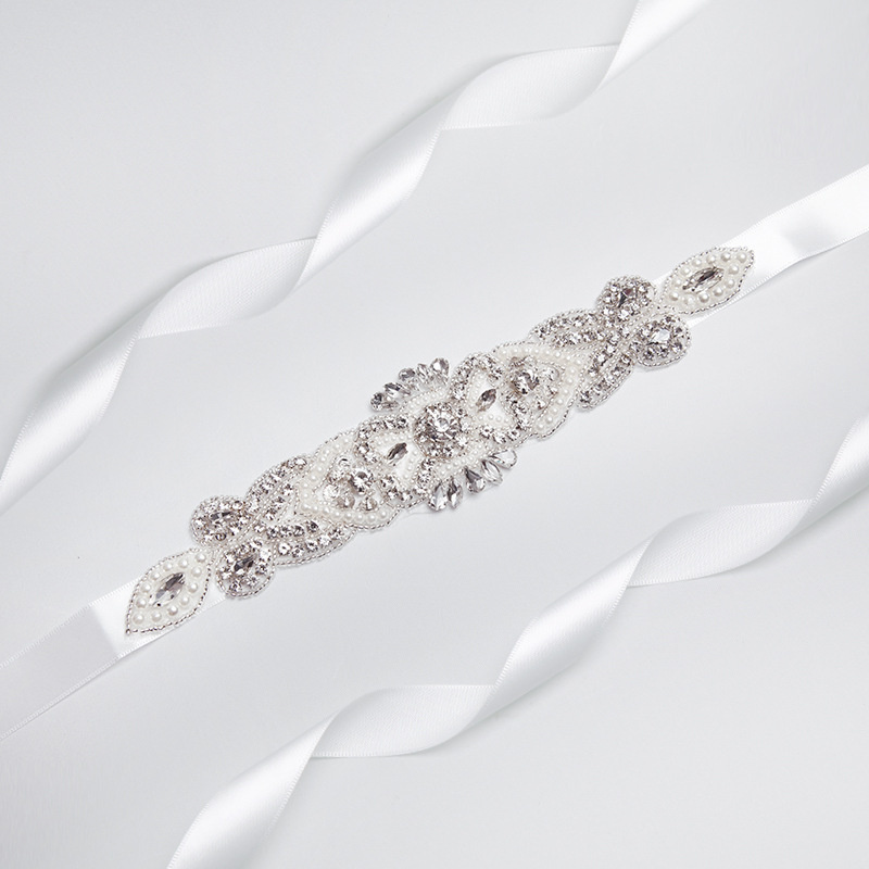 Wholesale High Grade Wedding Dresses Sash DIY Crystals Belt Accessories