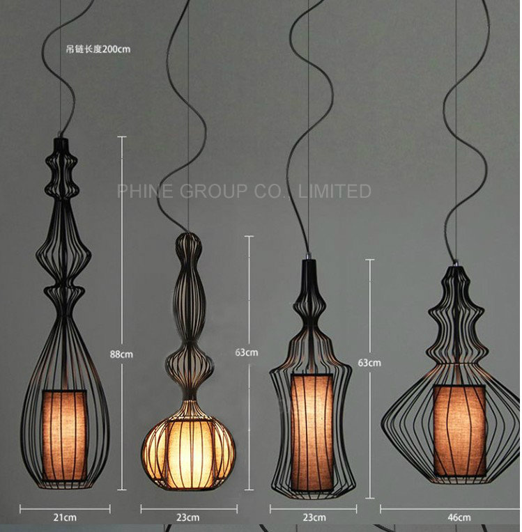 Creative Simple Bar Shop Dining Room Pendant Lamp for Study