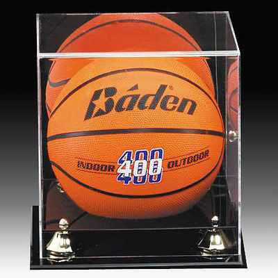 Black Based Acrylic Basketball Display Case