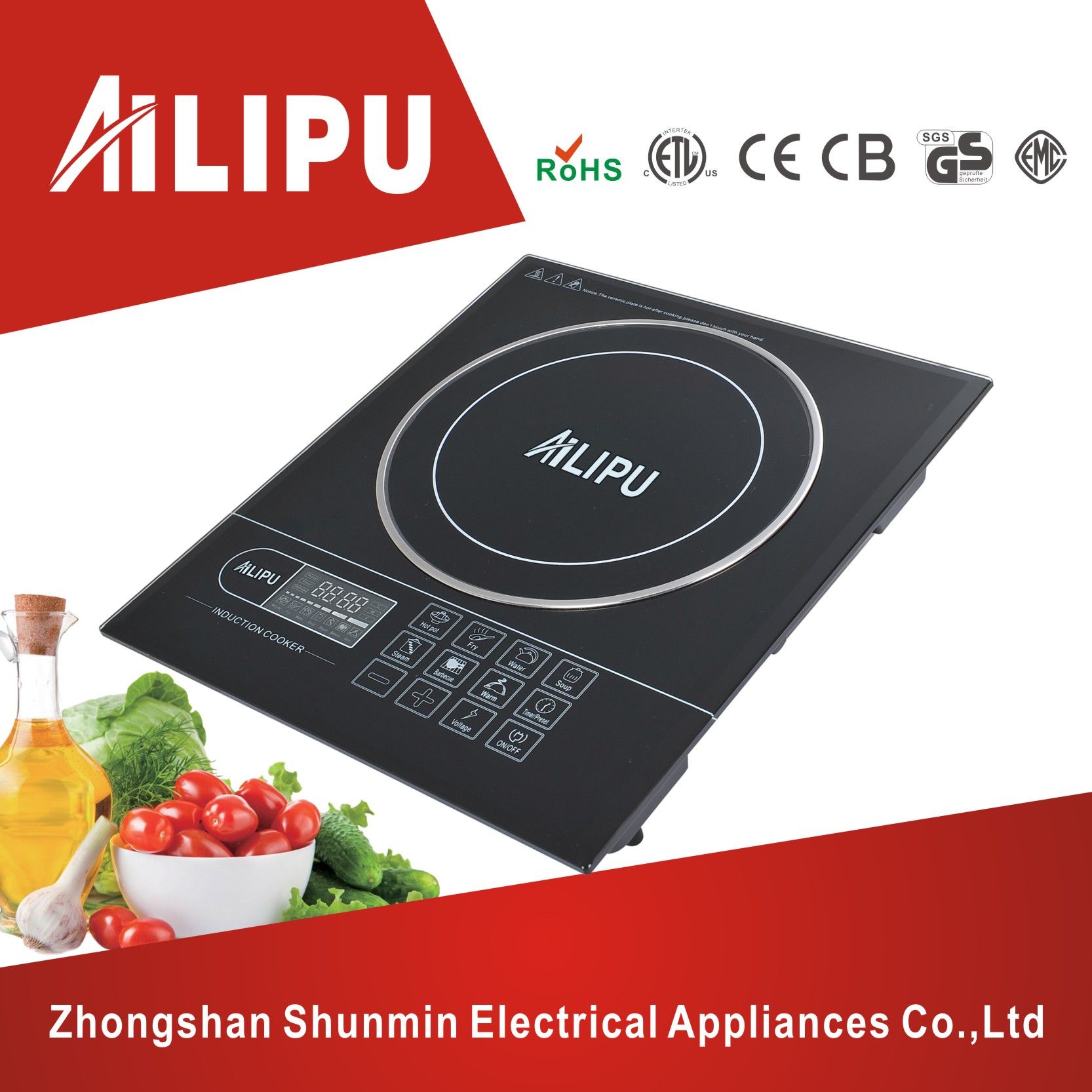 2016 Catering Equipment Single Zone Wholesale Induction Cooker