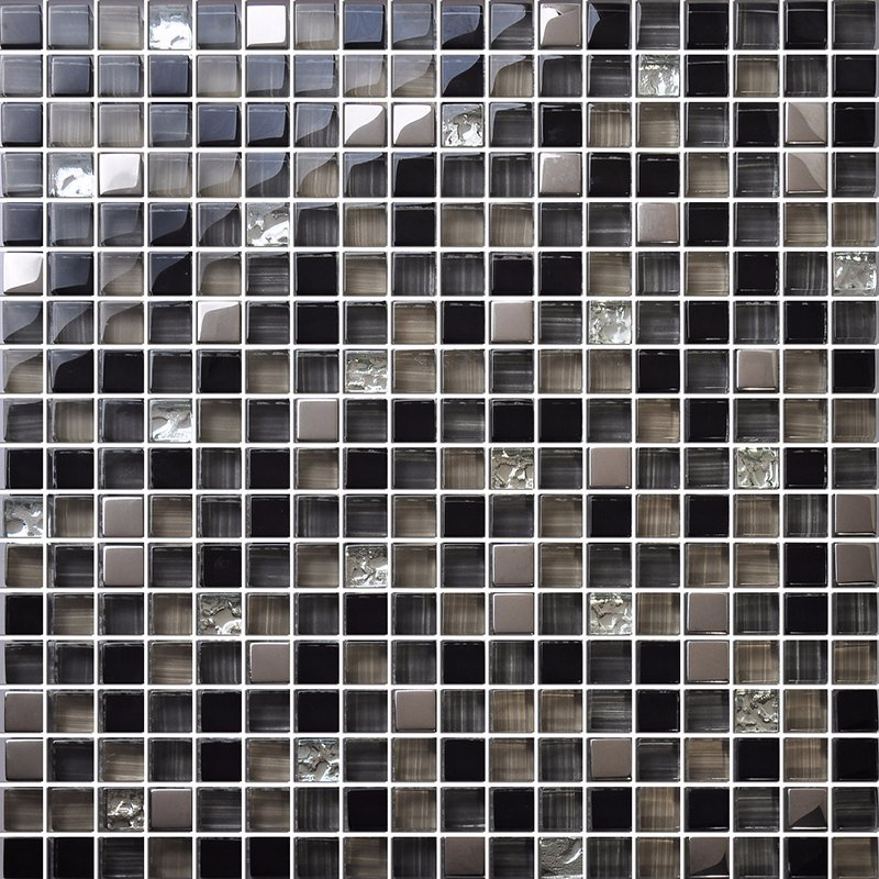 15X15mm Crystal Glass Mosaic for Swimming Pool Fashion Mosaic
