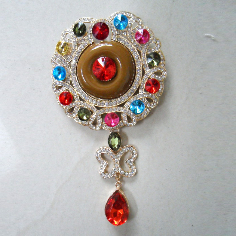Fashion Accessory /Fashion Brooch with Diamond / Fashion Jewelry (WJ-014)