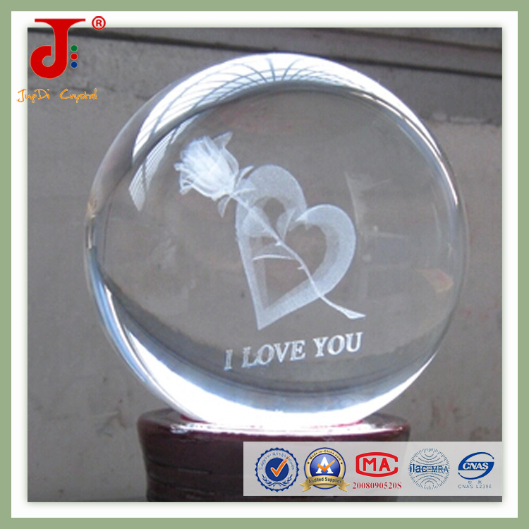 Crystal Inner Laser Engraving Ball (JD-CB-104)