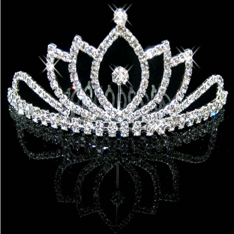 Swan Wedding Bridal Tiaras Crowns Crystal Party Elegant Headband
