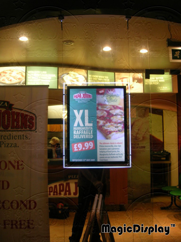 LED Cyrstal Light Box for Pizza Hut (MDCLB)