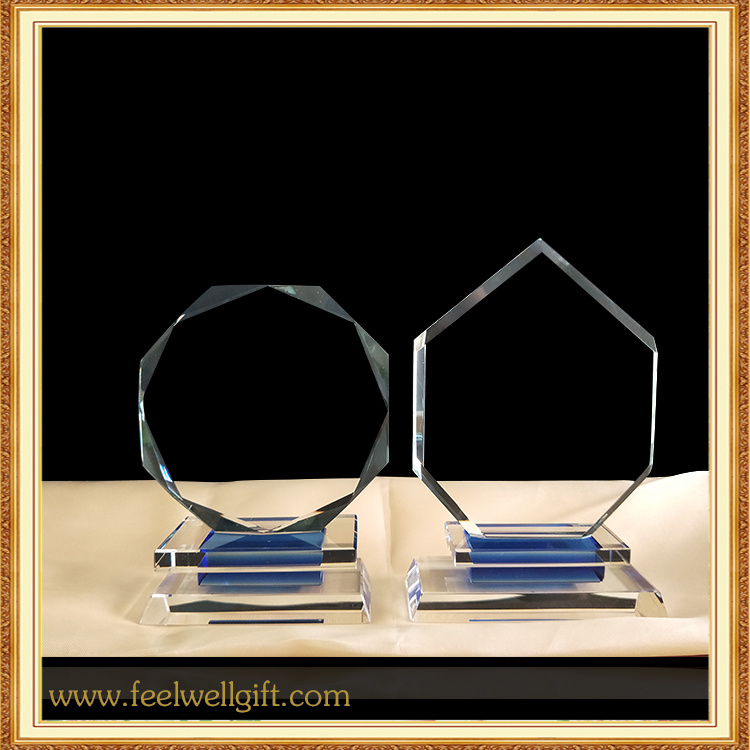 Wholesale Cheap Custom Transparent Crystal Trophies and Awards