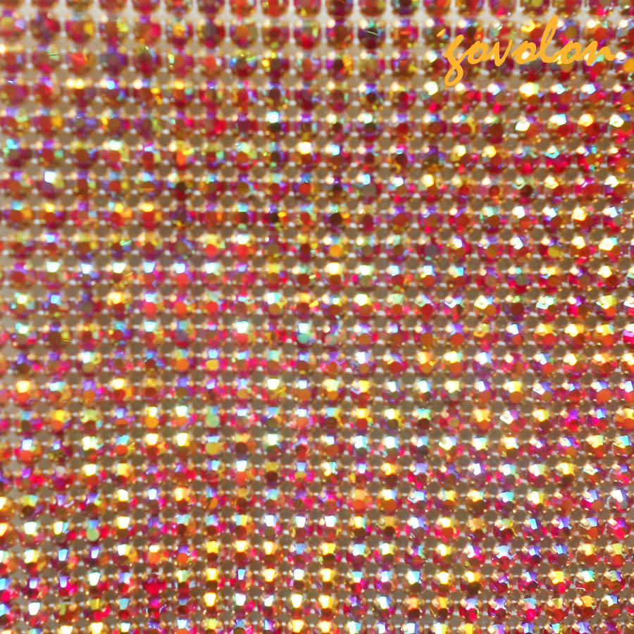Heat Transfer Rhinestone Crystal Mesh