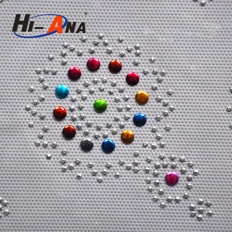 ISO 9001: 2000 Certification Various Colors Rhinestone Design