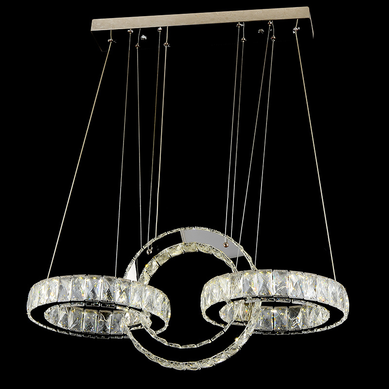 Modern Crystal Chandelier Lighting Decorative LED Crystal Pendant Light