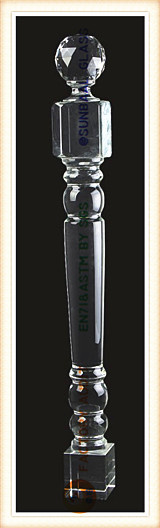Glass Head Pillar for Staircase and Guardrail