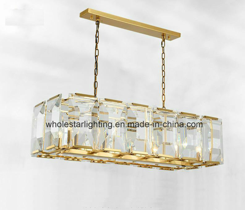 Rectangle Square Crystal Chandelier (WHG-881)